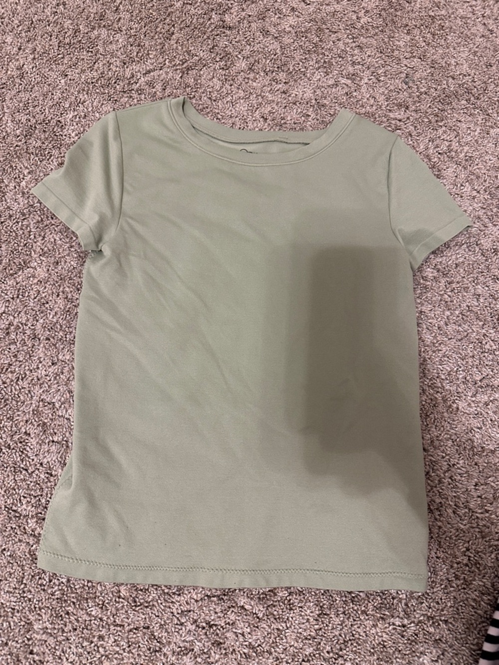 Simple Sage Green Crewneck Tee